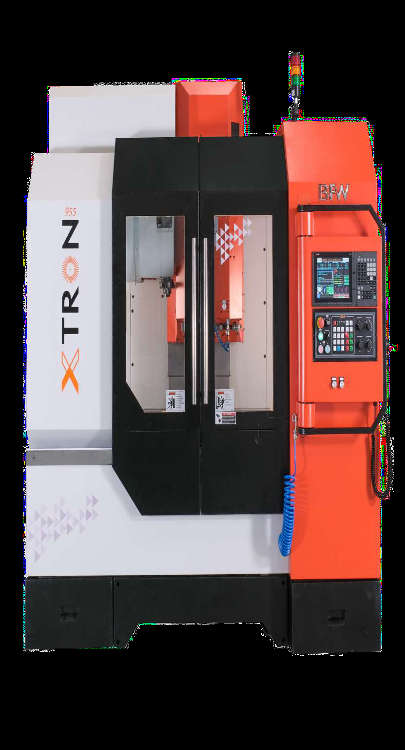 BFW Vertical Machining Center with U-CAM 4th Axis Rotary Table at New Polytech Engineers